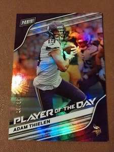 2020 ADAM THIELEN PANINI PLAYER OF THE DAY CARD /99 MINNESOTA VIKINGS #43 - Picture 1 of 2