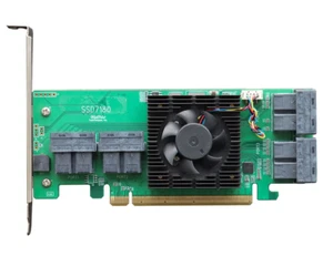 *** HOT *** HighPoint SSD7180 - 8-Port NVMe U.2 NVMe RAID CONTROLLER - Picture 1 of 1