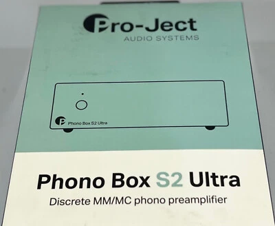 Project Phono box S2 Ultra MM/MC Phono (Silver) in 100-240v, Made in Europe - Image 1 of 4