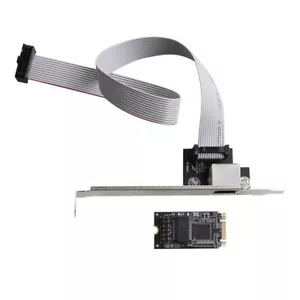 M.2(B-Key and M-Key) To 1000Mbps Gigabit Ethernet PCI Express Lan Network Card - Picture 1 of 4