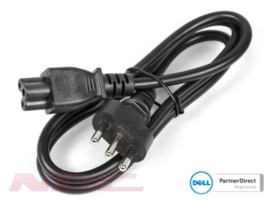 NEW Dell 1m Italian 3-Pin C5 Clover Power Cable 250V 2.5A - 0D26PD 0M572C 0M8WR8 - Image 1 of 2