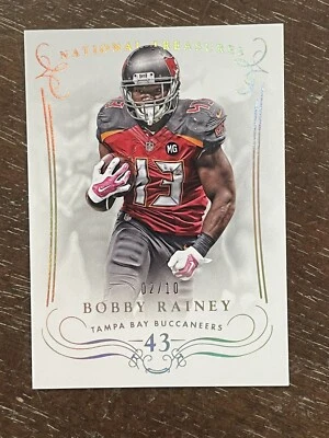 2015 Panini National Treasures Bobby Rainey Gold #d 2/10 ~Bucs *Noles2148* - Image 1 of 2