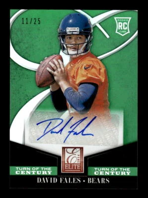 2014 Panini Elite #126 David Fales Turn of the Century Autographs #/25 - Image 1 of 2