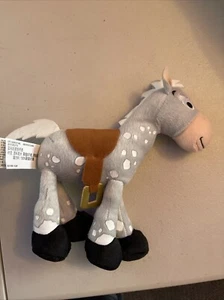 Disney Parks Bullseye Gray Horse #8 Plush Soft Toy Stuffed Animal 9" Toy Story - Picture 1 of 3