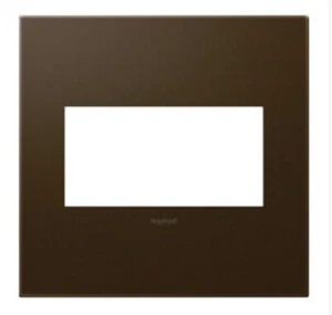 Neu Legrand AWP2GBR4 adorne Bronze 2-Gang Wandteller Braun Bronze - Bild 1 von 2