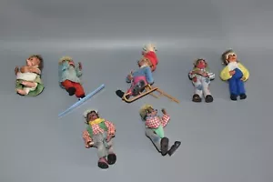 7 x Peter Mecki Igel antik alt kleine Figur Fach #A5 - Bild 1 von 5