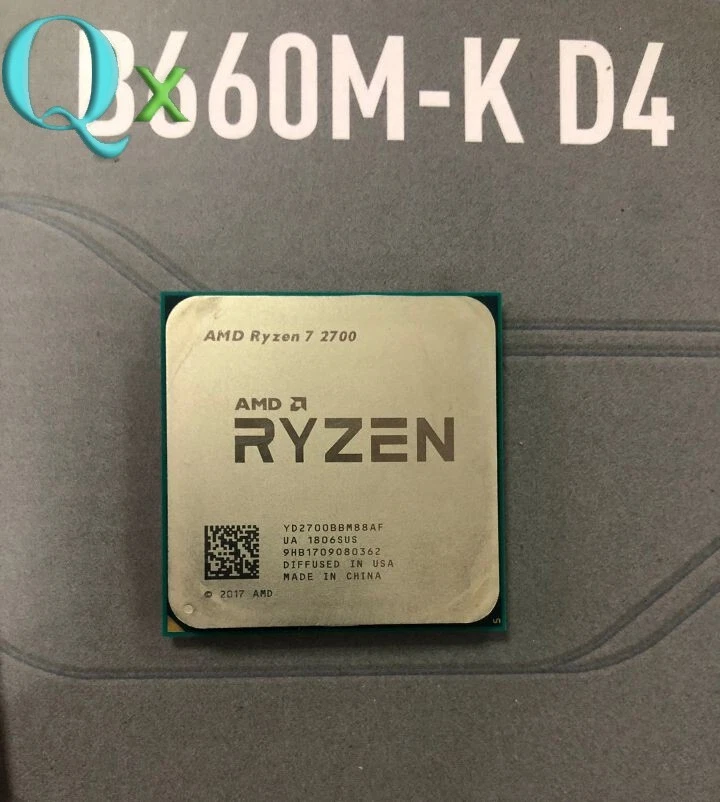 AMD Ryzen 7 2700 AM4 CPU Processor  R7 2700 Eight Core Socket AM4 3.2GHz 16M 65W - Image 1 of 1