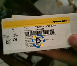 New TURCK TBEN-S2-2RFID-4DXP Ethernet Protocol Module - Picture 1 of 2