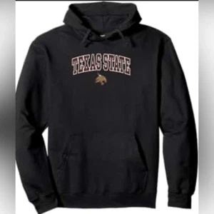 NWT Fanatics Unisex Black Texas State University Hoodie Bobcats- Size 2XL - MSRP - Picture 1 of 7