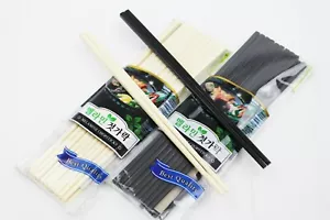 Brand New Pack of 10 Pairs of Reusable Black OR Ivory Melamine Chopsticks - Picture 1 of 15