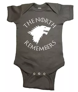 Game of Thrones One Piece "The North Remembers" Direwolf Bodysuit - Picture 1 of 6