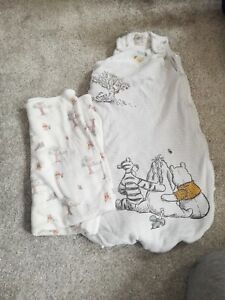 Winnie The Pooh Sleeping Bag And Blanket 0-6 Months