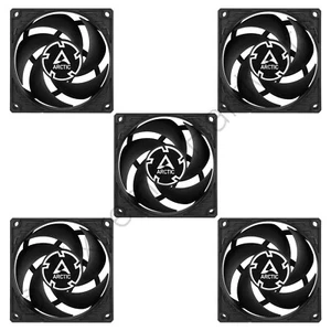 5 x Pack Arctic P8 80mm PC Case Fans 3000 RPM 23.4 CFM 0.3 Sone 12V 3-Pin Artic - Picture 1 of 8