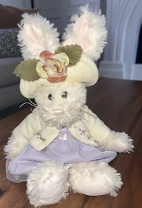 Ganz The Heritage Collection Lilac Easter Bunny Rabbit plush VINTAGE 13” EUC ✨ - Picture 1 of 8