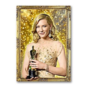 Cate Blanchett Gold Getter Sketch Card Limited 05/30 Dr. Dunk Signed