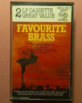 Favourite Brass - 2LP compilation Cassette Tape (MFP Doubles/EMI, 1984)  - Image 1 of 4