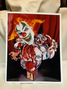 Halloween Horror Nights Press Kit Photo Jack the Clown Jack in the Box 8 x 10 - Picture 1 of 2
