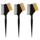 3 Pcs Comb Abs Color Applicator Brush Hair Salon Combs Mustache