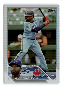 2023 Topps Jackie Bradley Jr.  #410 Rainbow Foil  Toronto Blue Jays