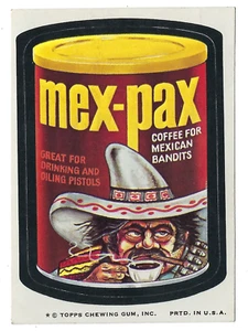 1974 Topps Wacky Packages 7th Series 7 MEX-PAX COFFEE ex+/nm- - Picture 1 of 1