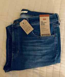 LEVI STRAUSS & CO. 720 HIGH-RISE SUPER SKINNY Jeans Sz 16 (33) NEW - Picture 1 of 13