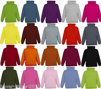 Unisex Felpa Pullover con Cappuccio Maglione Taglie Forti Tgl XS - 5XL - Immagine 1 di 3