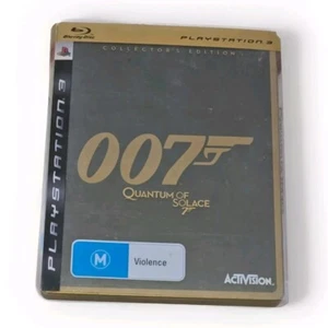 007 Quantum of Solace PS3 SteelBook Collector's Edition PlayStation 3 Complete - Picture 1 of 6