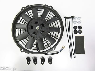 9  / 22cm Universal Radiator Electric Cooling Fan With Fitting Kit (Slimline) • 23.67€