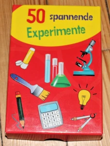 50 spannende Experimente - Experementieren mit Kindern - Kartenset - Bild 1 von 4