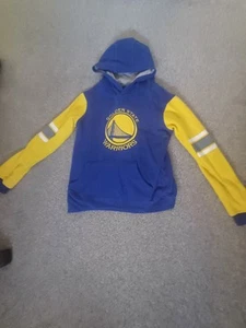 NBA Golden State Warriors Kids Hoodie, Excellent Condition, Worn Once Or Twice. - Picture 1 of 4