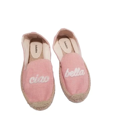 Anthropologie Soludos Mujer Soze 8 Rosa Alpargata Ciao Bella Zapatos sin Cordones Foto 1 de 4