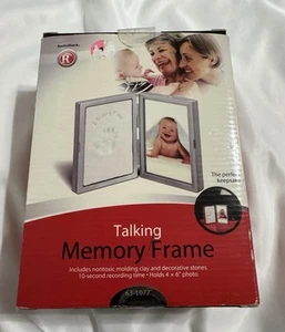 Vintage Radio Shack Talking Memory Frame 4x6 Molding clay Is Dried Up - Keepsake - Picture 1 of 15