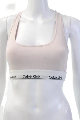 Calvin Klein Wonens Sleeveless Casual Sports Bra Pink Size M - Image 1 of 3