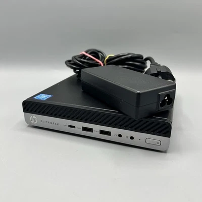 HP EliteDesk 800 G3 35W mit Intel Pentium CPU G4400T 2.90GHz Schwarz/Silber TOP✅ - Bild 1 von 4