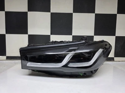 2021 2022 2023 BMW 5 Series M5 G30 Left LED Headlight Used Oem Shadowline - Image 1 of 4