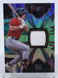 2024 Panini Select Baseball Kyle Teel Silver Holo Prizm Jersey Relic Sparks - Picture 1 of 2
