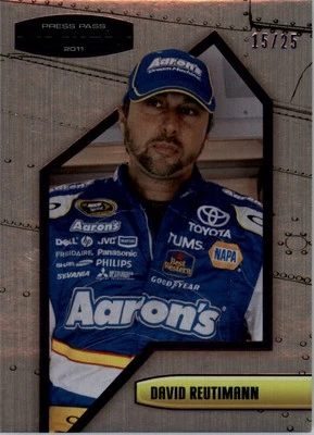 2011 Press Pass Stealth Purple #52 David Reutimann /25 - Racing - Image 1 of 2