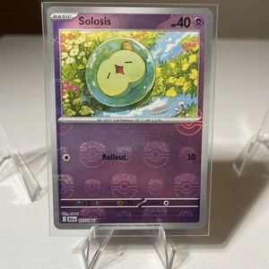 Solosis (Master Ball Pattern) 037/086 Sv: Black Bolt Holo NM Fast Shipping - Picture 1 of 2