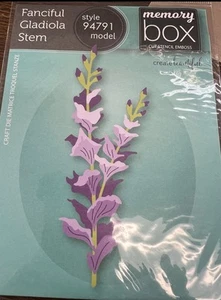 Caja de memoria Fanciful Gladiola Craft Die 94791 - Imagen 1 de 2