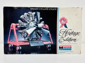 Monogram Wright Cyclone Engine 1:12 Plastic Model Kit 6052 Complete - Picture 1 of 9