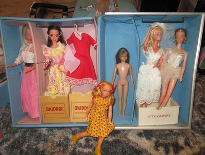 Vintage Barbie Lot:  Case, Dolls, Clothing, Accessories (Various) - Image 1 of 4