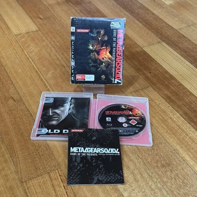 Metal Gear Solid 4 Guns Of The Patriots Sony PlayStation 3 PS3 With Manual - Image 1 of 4