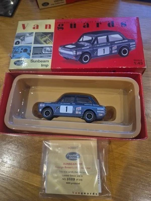 Vanguards VA26007 Sunbeam Imp 1972 Race Car George Bevan, 1.43 Scale Ltd Ed - Image 1 of 4