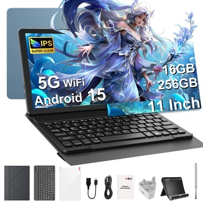 2025 NEU Tablet 11.1 Zoll 16GB 256GB Android 15 5G WiFi 6 IPS 8000mah Kamera GMS - Bild 1 von 4