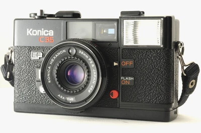 US Duty Paid [N MINT] Konica C35 EF 38mm f2.8 point&shoot Film Camera From JAPAN - Image 1 of 4