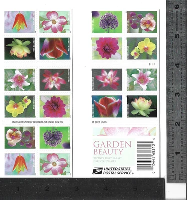 USPS sheet  OF 20  FOREVER STAMPS (RETIRED DESIGNS) - Image 1 of 4