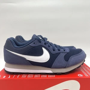 Nike MD Runner 2 Entrenadores UK6 Azul Blanco Para Hombres Gamuza Deportes Retro Y2K Zapatos - Imagen 1 de 13