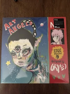 Grimes - Art Angels RED / BLUE Vinyl 2xLP x/1,500 VMP Vinyl Me Please SEALED - Picture 1 of 5