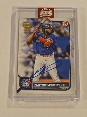 Vladimir Guerrero Jr. 2022 Bpwman - 2023 Topps Archives Signature Series /6 MVP - Image 1 of 4