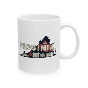Virginia Mug Housewarming Moving to Virginia State Theme Coffee Tea Cup - Picture 1 of 5